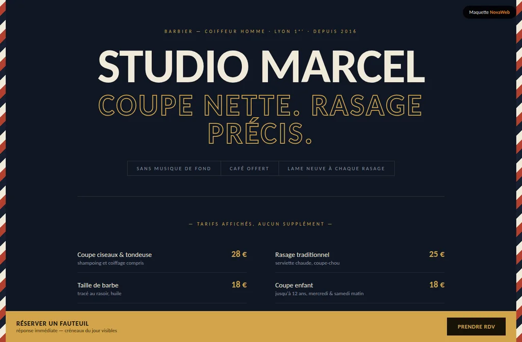 Maquette Studio Marcel