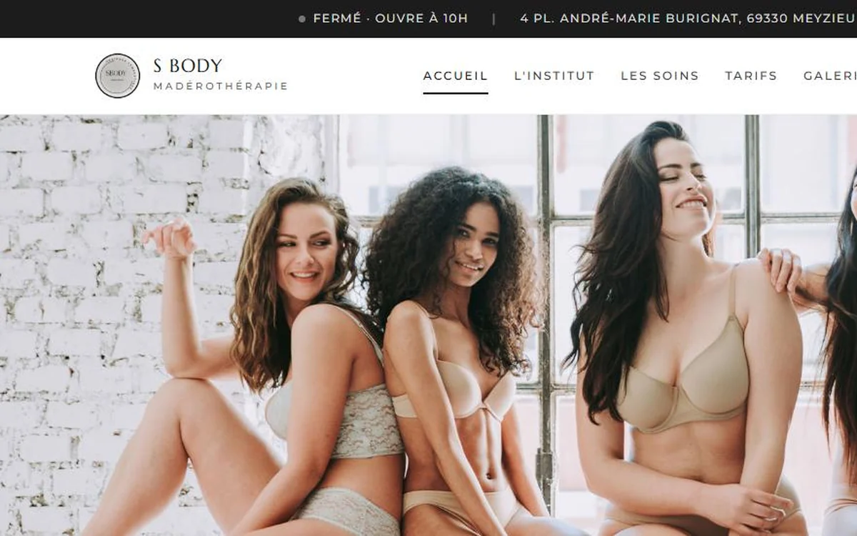 S Body Madérothérapie, refonte en cours par NovaWeb
